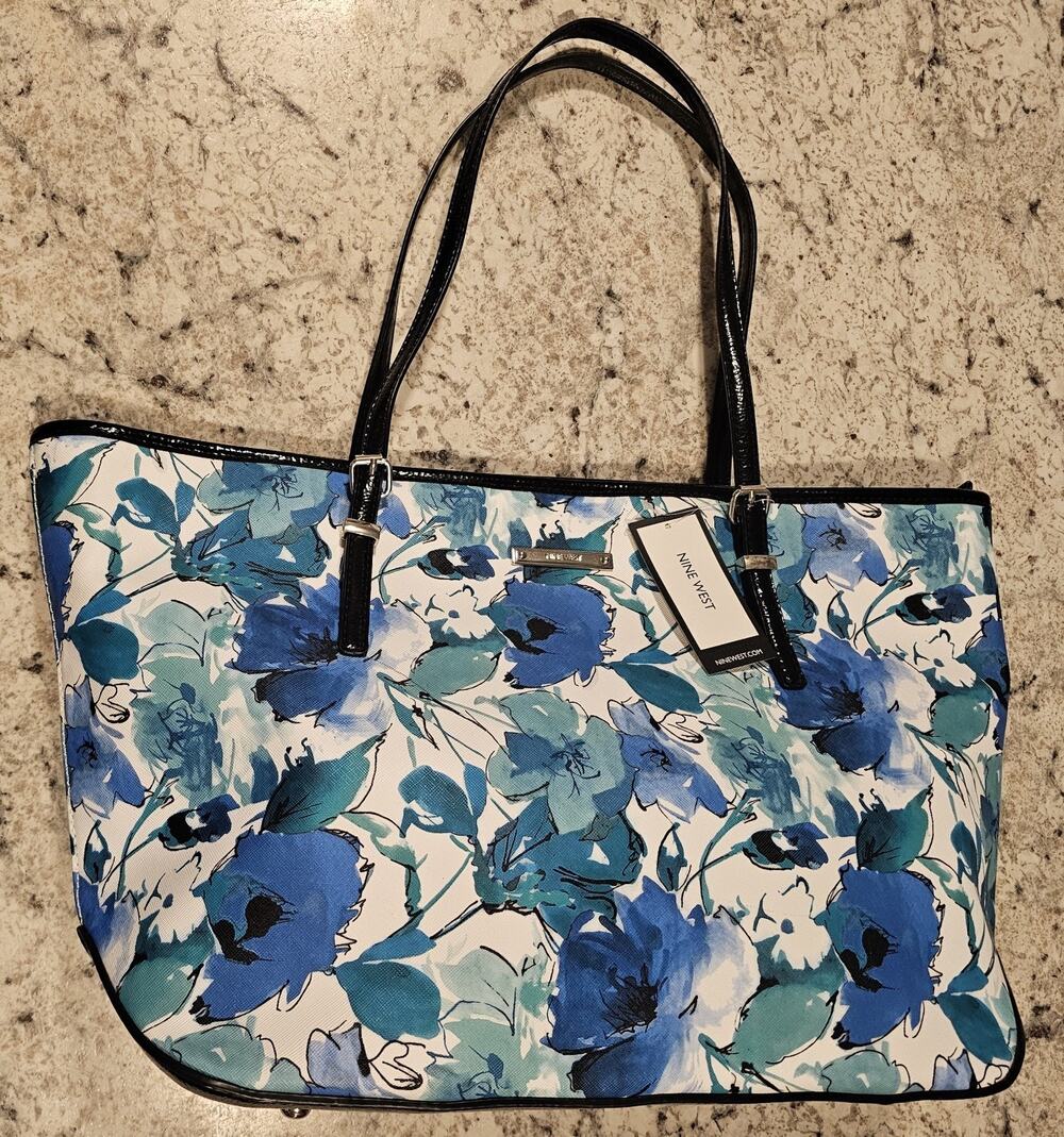 Nine West Floral Tote Bag, Double Handles
